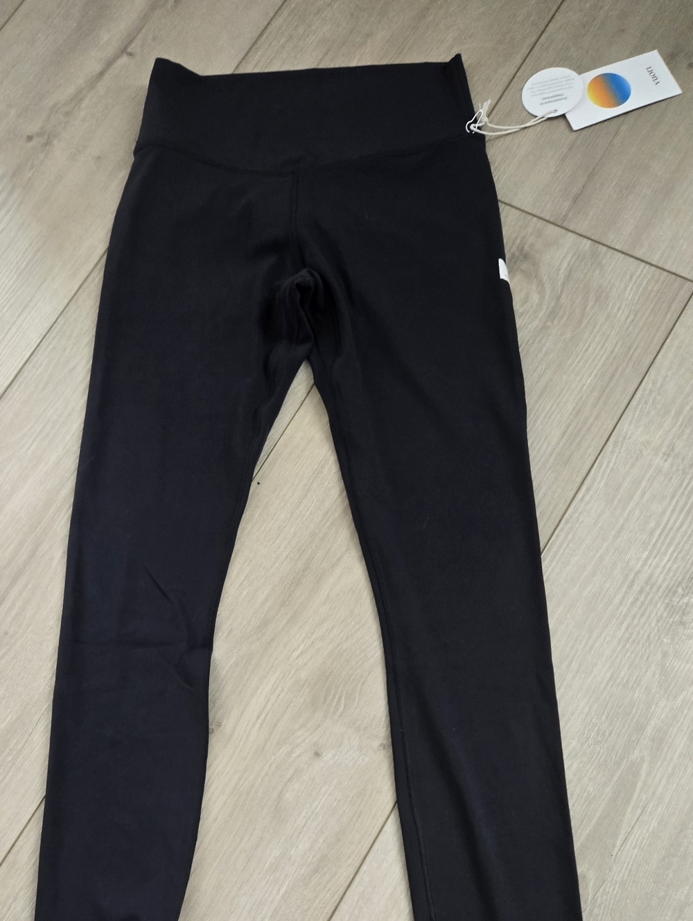 Vuori Kids Black High-Rise Active Leggings